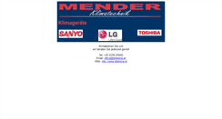 Desktop Screenshot of mender.at